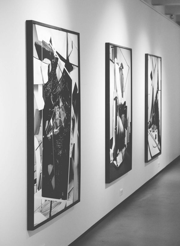 Galerie in schwarz-weiß